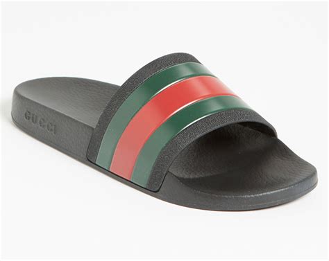 gucci web slides replica|gucci knockoff slides for men.